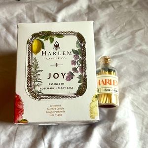 Harlem JOY candle + Harlem Safety matches